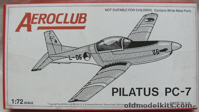 Aeroclub 1/72 Pilatus PC-7 - Chile (Navy) / Royal Netherland Air Force / Mexican Air Force plastic model kit